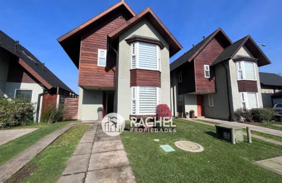 SE ARRIENDA LINDA CASA AMOBLADA EN CONDOMINIO SECTOR PONIENTE TEMUCO