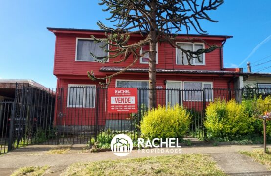 EN VENTA CASA 5 DORMITORIOS CERCANO A COLEGIO EN SECTOR CAMPOS DEPORTIVO, TEMUCO
