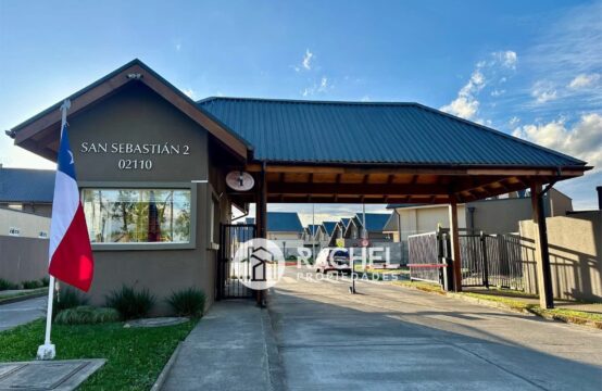 SE ARRIENDA CASA SEMI NUEVA EN CONDOMINIO CERRADO “SAN SEBASTIAN”