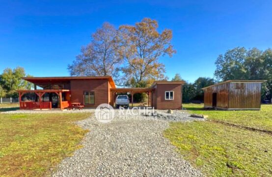 EN VENTA PARCELA DE 5.000 M² CON ACOGEDORA CABAÑA EQUIPADA EN VILCÚN