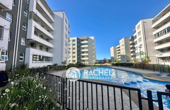 ARRIENDO DEPARTAMENTO CONDOMINIO PARQUE OLIMPIA 2 DORMITORIOS CON ESTACIONAMIENTO