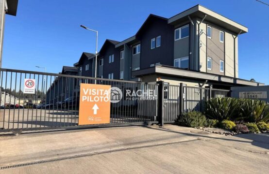 SE ARRIENDA MODERNA CASA TOWNHOUSE NUEVA CONDOMINIO BOTROLHUE – TEMUCO.